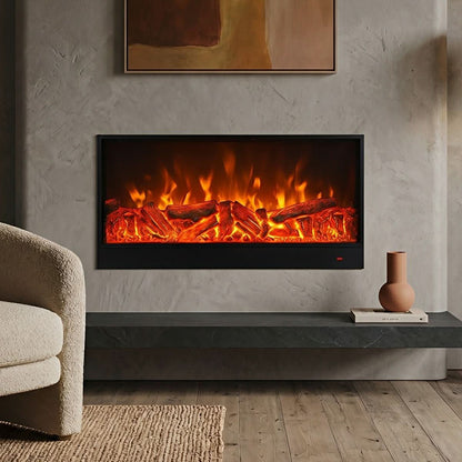 HEARTHRECESS – LED Fireplace Light for Cozy Heated Glow