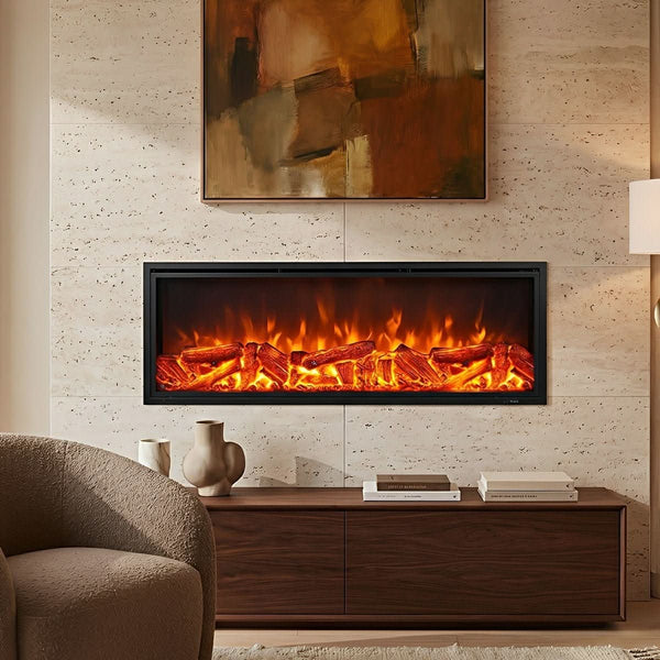 HEARTHRECESS – LED Fireplace Light for Cozy Heated Glow