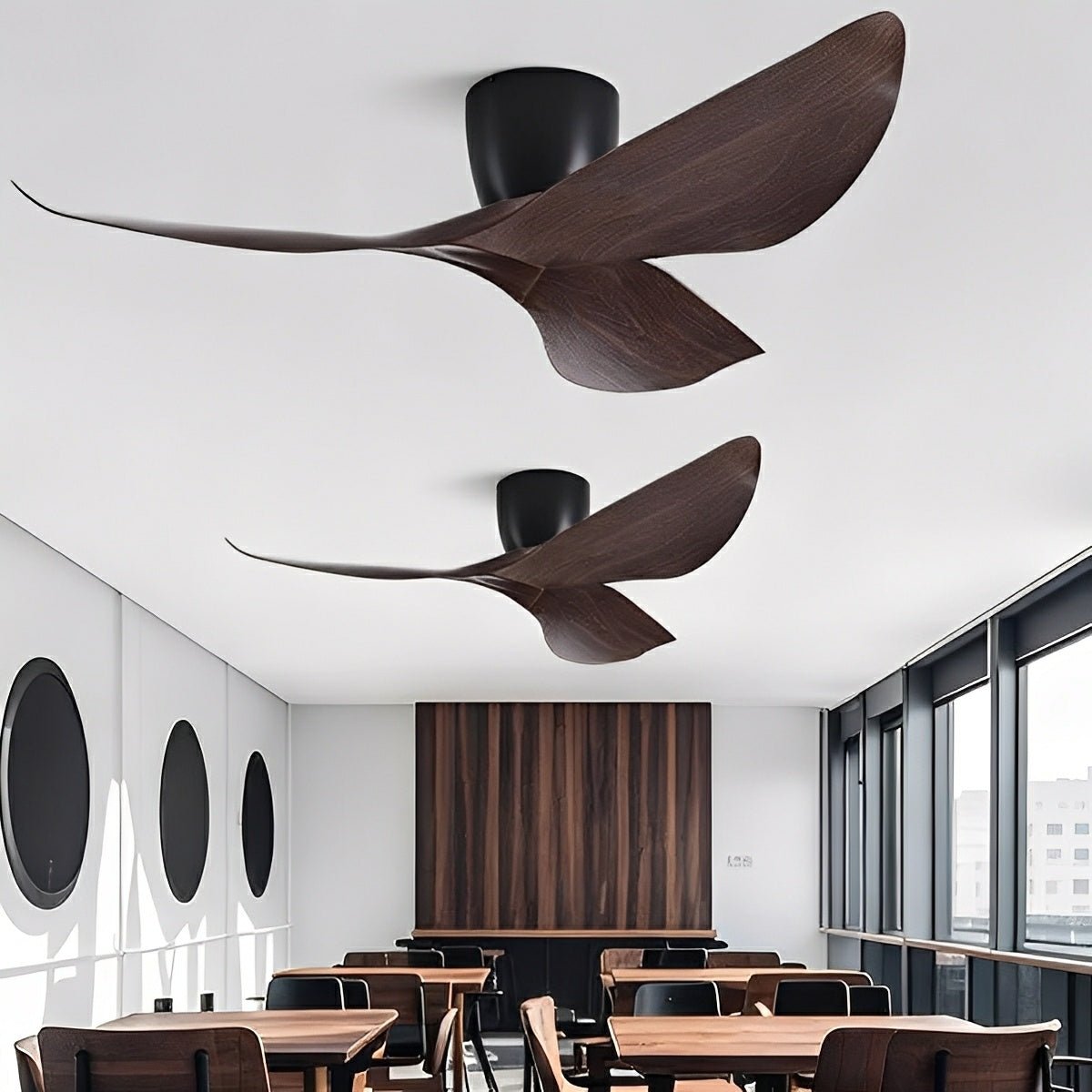DC Motor Reversible Ceiling Fan 38 Inch 6 Variable Speeds Remote Quiet ABS Blade Room Circulator Year-Round Home Cooling Bedroom Dining Spac