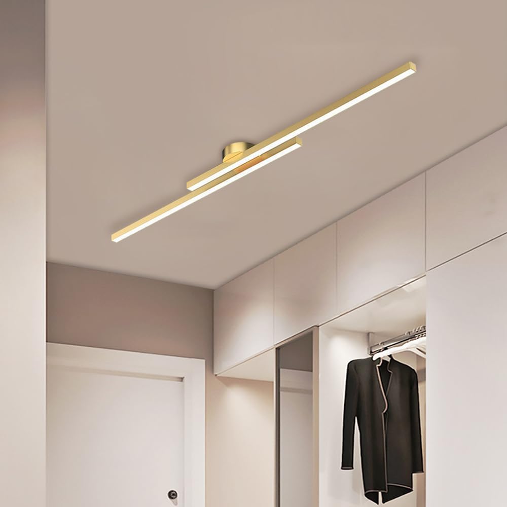 Semi-Flush LED Ceiling Light – Modern Aluminum Design, Dimmable & Color-Changing Options for Bedroom, Living Room & Kitchen