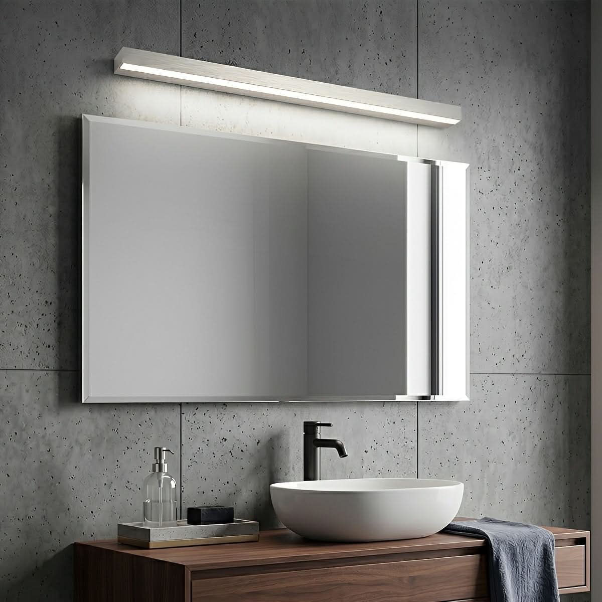 CLARILINE – Linear LED Sconce for Enhanced Mirror Illumination