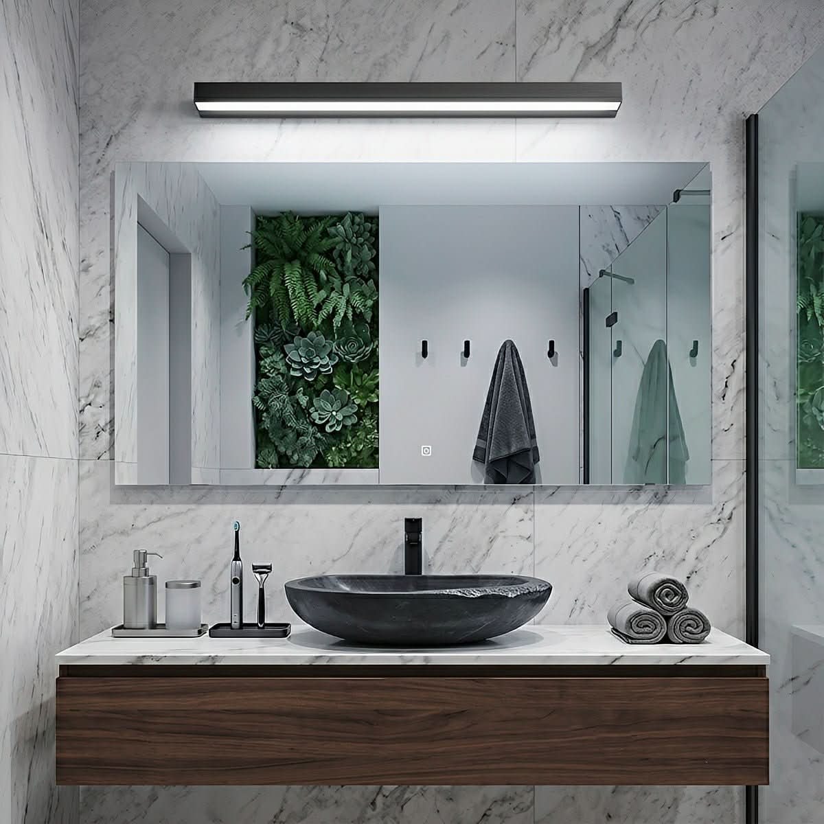 CLARILINE – Linear LED Sconce for Enhanced Mirror Illumination