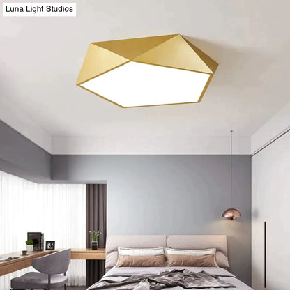 Dimmable LED Ceiling Light Fixture with Remote Control – Modern Flush Mount Design for Bedroom, Living Room & Kitchen
