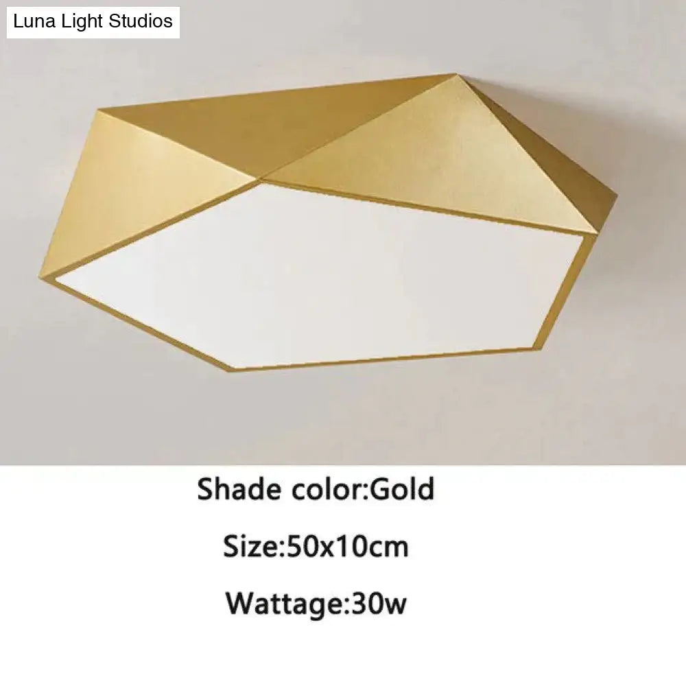 Dimmable LED Ceiling Light Fixture with Remote Control – Modern Flush Mount Design for Bedroom, Living Room & Kitchen