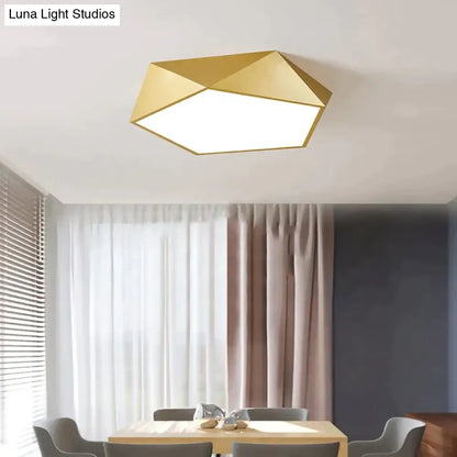 Dimmable LED Ceiling Light Fixture with Remote Control – Modern Flush Mount Design for Bedroom, Living Room & Kitchen
