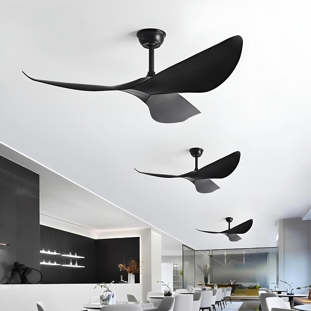 52-Inch Whisper-Quiet DC Motor Fan with Remote, Reversible Airflow & 6-Speed Control for Bedrooms and Open-Plan Living Spaces