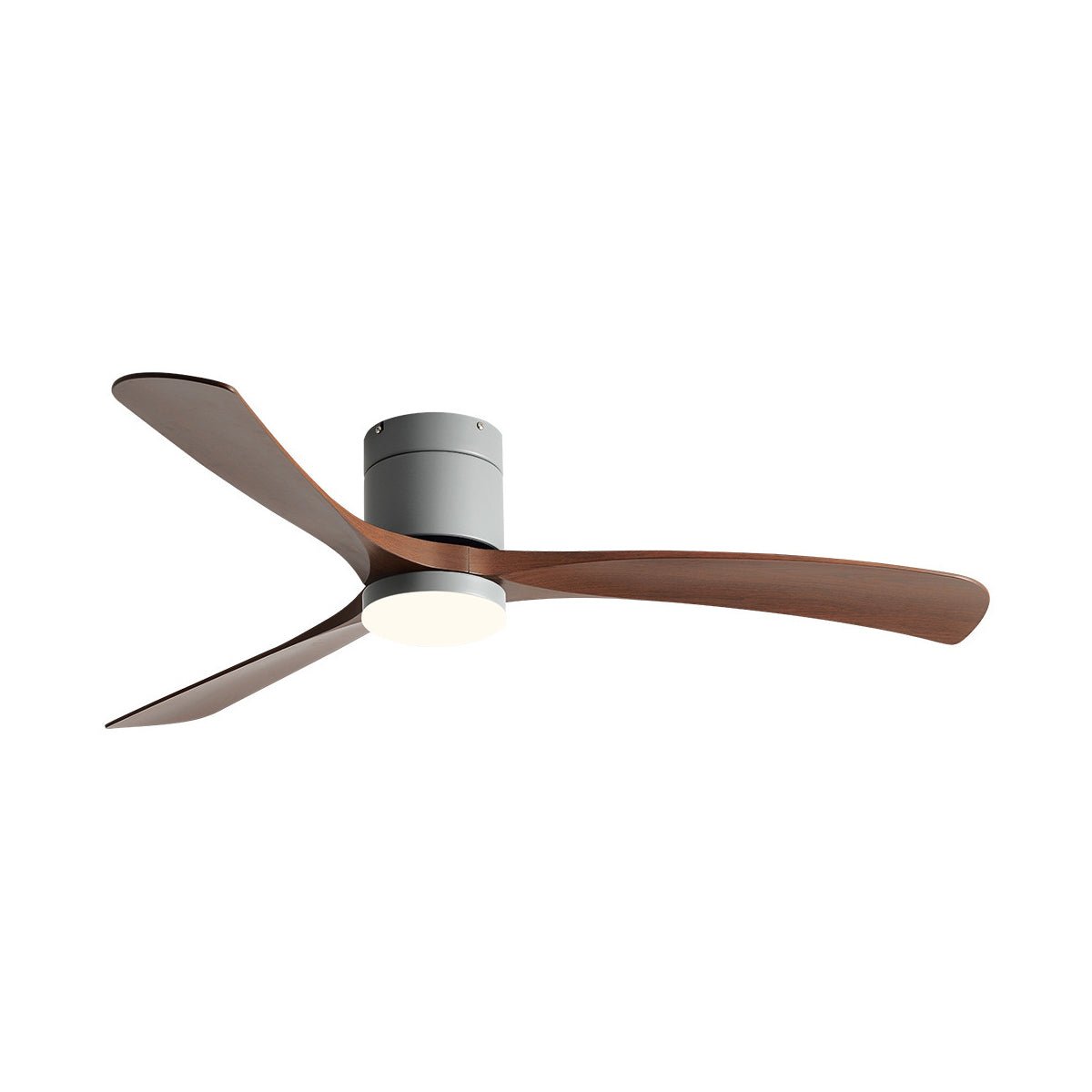 Reversible DC Motor Ceiling Fan with LED Light 38-56 Inch 6-Speed Remote Control Flush Mount for Bedroom Living Room Dining Room Year-Round