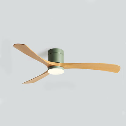 Reversible DC Motor Ceiling Fan with LED Light 38-56 Inch 6-Speed Remote Control Flush Mount for Bedroom Living Room Dining Room Year-Round