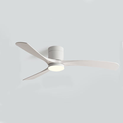 Reversible DC Motor Ceiling Fan with LED Light 38-56 Inch 6-Speed Remote Control Flush Mount for Bedroom Living Room Dining Room Year-Round