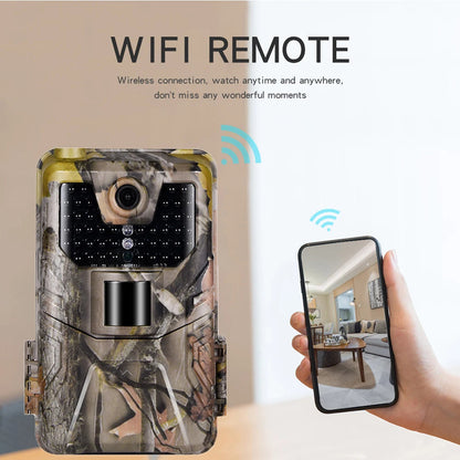 WiFi Trail Camera 1080P Night Vision Motion Activated with App Control for Backyard Monitoring and Deer Scouting