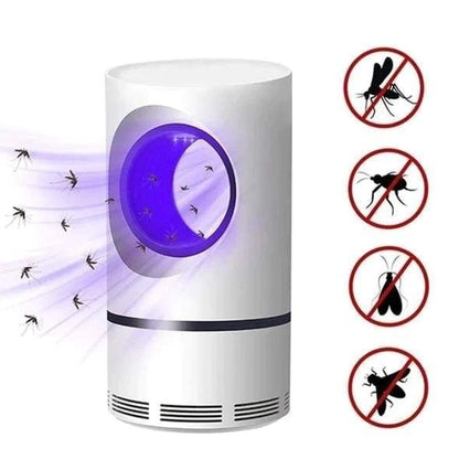 Indoor Outdoor UV Mosquito Trap with Silent Fan & Anti-Escape Chamber for Home Patio Bedroom