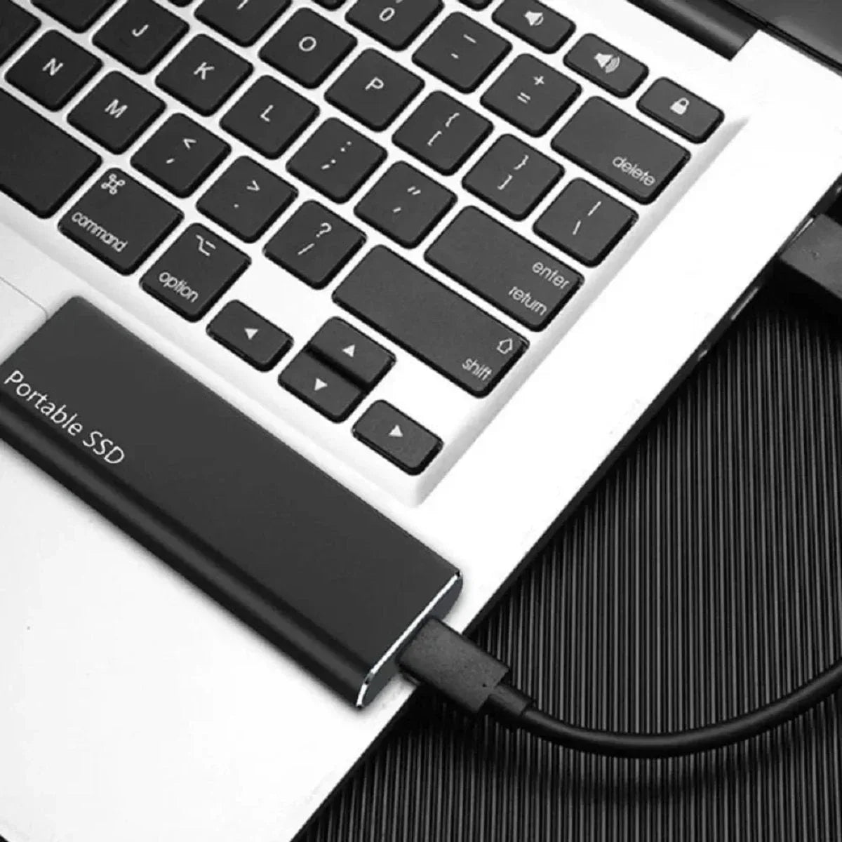 Portable External Hard Drive USB-C with 4TB Storage for PC Mac Laptop Backup Fast Data Transfer Plug & Play Compatible