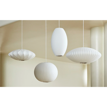Handwoven Silk Sphere Suspension Fixture White for Dining Areas Living Rooms Bedrooms Ambient Overhead Lighting Touch Control Iron Frame Wov