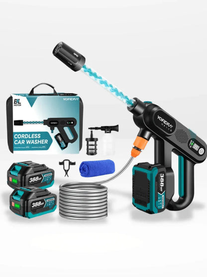 Cordless Pressure Washer 3200 PSI 5-Speed with Foam Cannon for Cars Decks Patios Home Outdoor