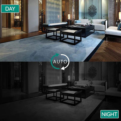 Compact Wi-Fi Security Camera with Infrared Night Vision for Indoor Home Monitoring | Motion Detection Alerts | Live Remote Viewing on Smart