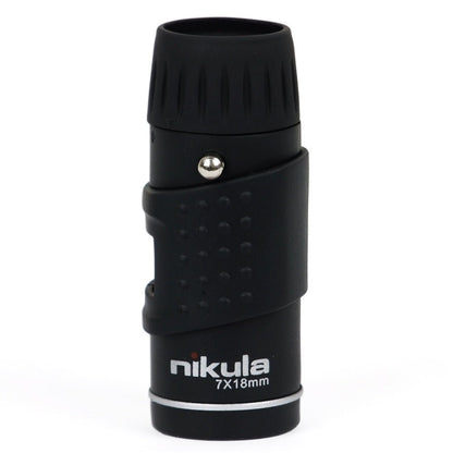 Compact 7×18 Pocket Monocular for Wildlife Observation, Stadium Events, Hiking & Travel | Handheld HD Optical Scope