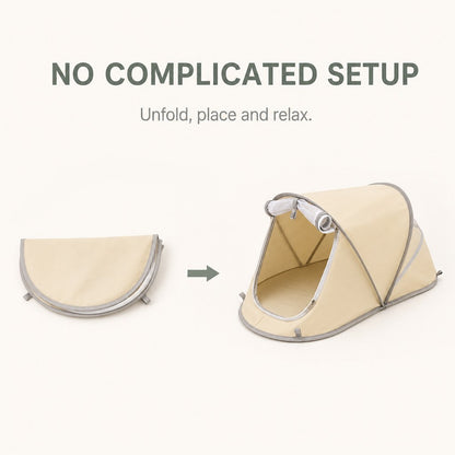 Ortekor Portable Foldable Pet Tent for Cats & Small Dogs - Cozy Private Resting Space for Home, Patio & Camping