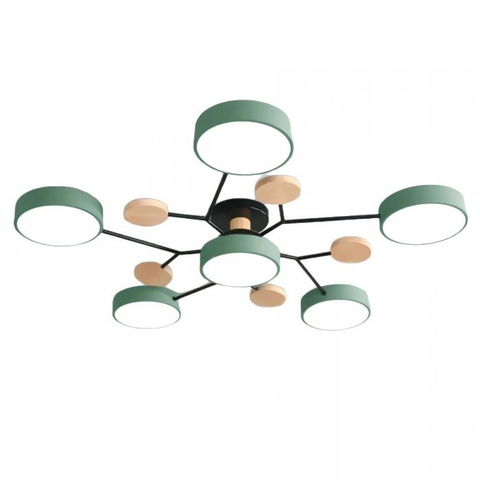 Branching LED Ceiling Light – Scandinavian Modern Design – Aluminum & Acrylic – Warm White 3000K – Energy-Efficient Fixture for Living