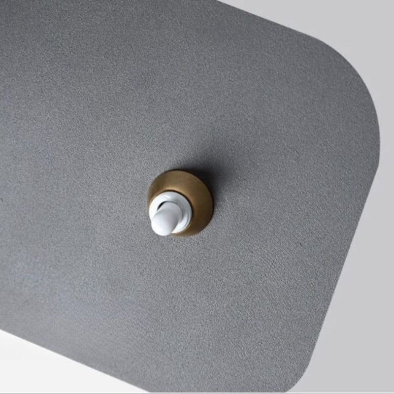 Adjustable Wall Light with Rotating Shade & Integrated Switch – Wood & Metal Fixture for Bedroom, Hallway, Reading