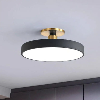 Acrylic Round LED Ceiling Light Fixture for Kids Room, Bedroom & Playroom - Modern Low-Profile Design - Choose 12, 16, 20 or 24 Inch