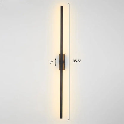Adjustable LED Wall Sconce Light for Bedroom & Hallway - Swivel Arm Design, Acrylic Diffuser, Aluminum Finish - Modern Vertical Fixture