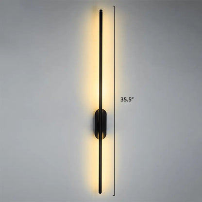 Adjustable LED Wall Sconce Light for Bedroom & Hallway - Swivel Arm Design, Acrylic Diffuser, Aluminum Finish - Modern Vertical Fixture