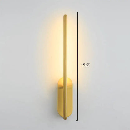 Adjustable LED Wall Sconce Light for Bedroom & Hallway - Swivel Arm Design, Acrylic Diffuser, Aluminum Finish - Modern Vertical Fixture