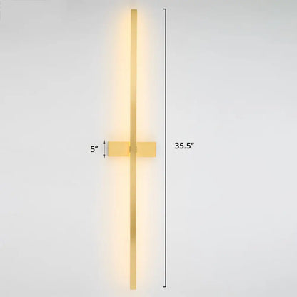 Adjustable LED Wall Sconce Light for Bedroom & Hallway - Swivel Arm Design, Acrylic Diffuser, Aluminum Finish - Modern Vertical Fixture