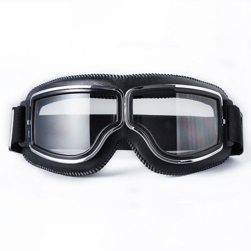 Protective Eyewear for Prescription Glasses – Anti-Fog Safety Goggles with UV Shield & Adjustable Strap for Motorcycle Riding, Outdoor