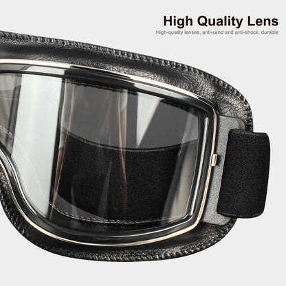 Protective Goggles That Fit Over Prescription Glasses – Anti-Fog UV Shield for Motorcycle Riding Biking Outdoor Work & Sports Activities