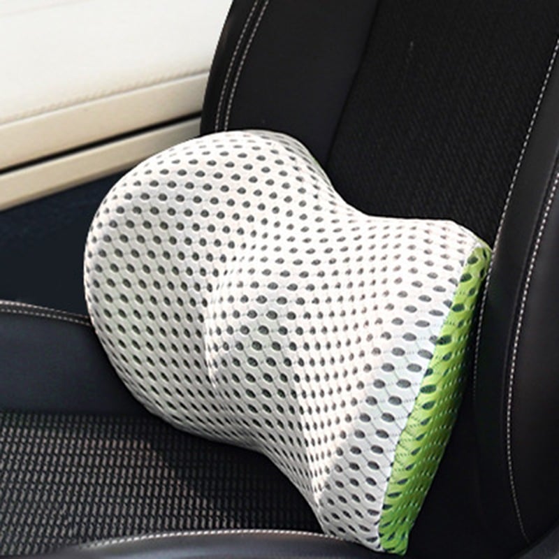 Lumbar Support Cushion for Office Chair & Car Seat – Memory Foam Back Pillow for Lower Back Pain Relief – Ergonomic Posture Corrector for