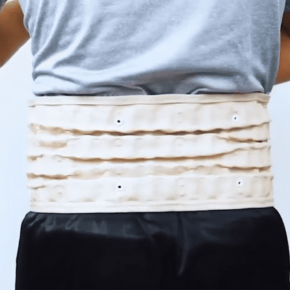 Lumbar Traction Brace for Lower Back Pain Relief – Inflatable Spinal Decompression Device for Men & Women
