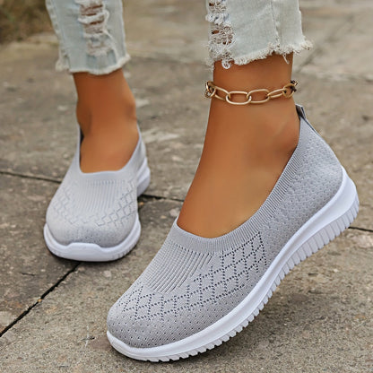 Women's Cushioned Recovery Slippers with Arch Support – Breathable Slip-On House Shoes for Wide Feet & All-Day Wear