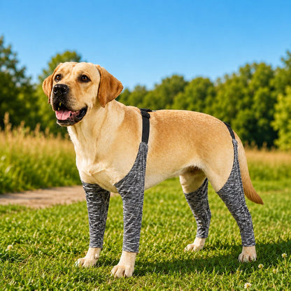 Ortekor 4-Leg Outdoor Dog Sleeves for Walks - Helps Keep Legs Cleaner