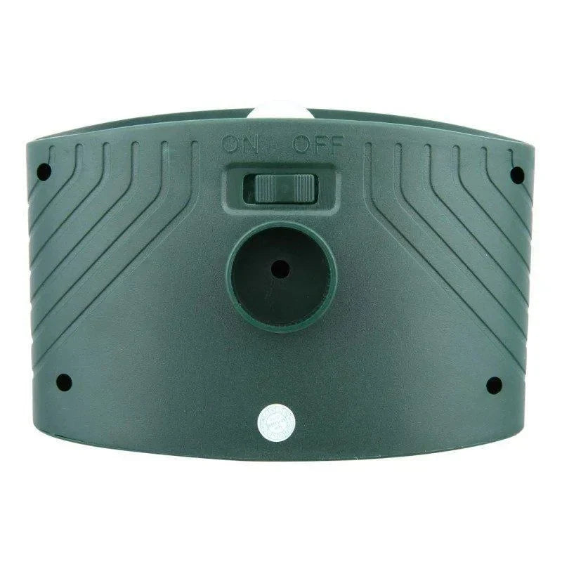 Motion-Activated Animal Deterrent with Solar Panel for Yard Protection | Ultrasonic Pest Control Device for Deer Dogs Raccoons