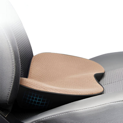 Memory Foam Driving Booster Seat Cushion for Petite Drivers – Ergonomic Height Lift Pad with Lumbar Support for Car, Truck & Office Chair