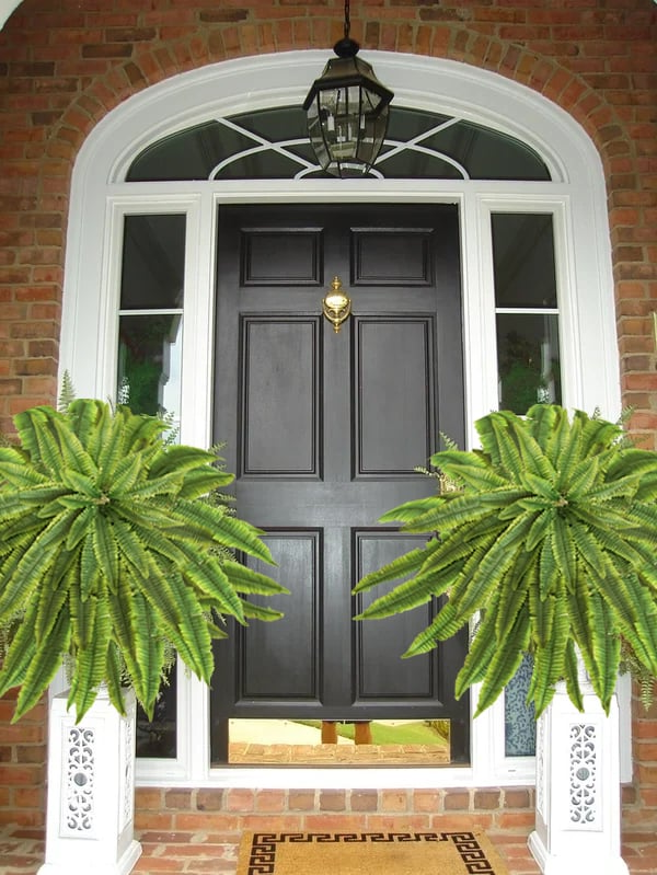 Hanging Faux Fern Plant Set – UV-Proof Outdoor Greenery 18-Piece Waterproof Vine Bundle for Patio Pergola Fence Garden Porch Decor Indoor
