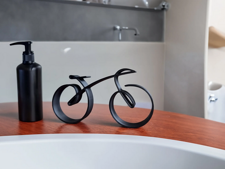 Metal Bicycle Sculpture Wall Art – Modern Wire Frame Bike Decor for Home, Office & Cycling Enthusiasts