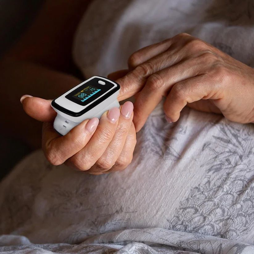 UltraLite | Pulse Oximeter with One-Button Operation | Compact Oxygen Monitor for Quick Health Checks