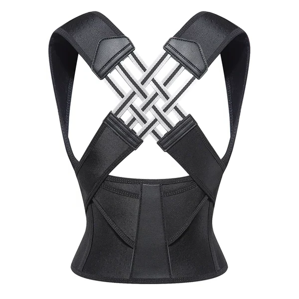 Posture Corrector Brace for Upper Back Shoulder Support – Adjustable Corrective Alignment Harness for Men Women Slouching Relief Spinal