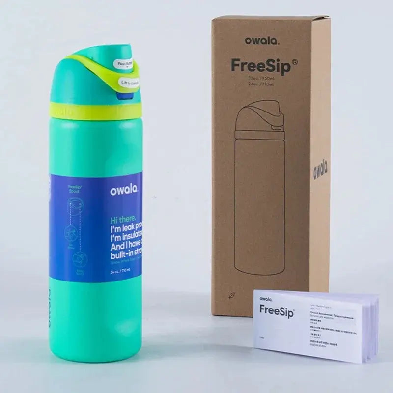 Insulated Stainless Steel Water Bottle 24 oz with Dual-Sip Spout for Gym, Hiking & Daily Hydration