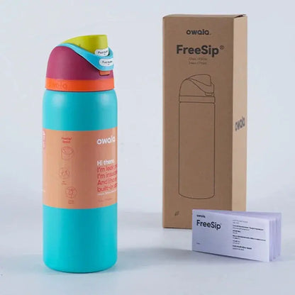 Insulated Stainless Steel Water Bottle 24 oz with Dual-Sip Spout for Gym, Hiking & Daily Hydration