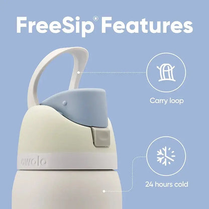 Insulated Stainless Steel Water Bottle 24 oz with Dual-Sip Spout for Gym, Hiking & Daily Hydration