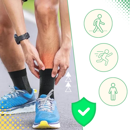 Open-Toe Compression Socks for Nerve Pain & Plantar Fasciitis Relief - Therapeutic Arch Support Foot Sleeves for Circulation & Heel Pain