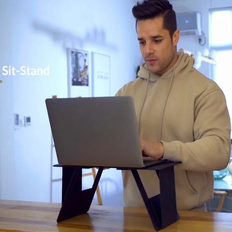 Foldable Laptop Desk – Ultra-Slim Portable Work Surface for Bed, Couch & Travel | Lightweight Study Tray with Stable Support