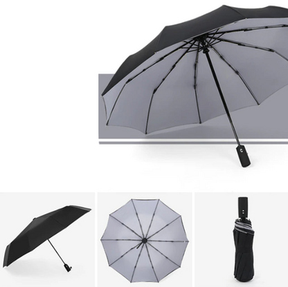 Windproof Compact Folding Umbrella — Lightweight Travel Rain Umbrella for Commute, Outdoor & Everyday Use