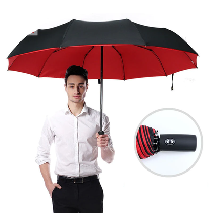 Windproof Compact Folding Umbrella — Lightweight Travel Rain Umbrella for Commute, Outdoor & Everyday Use