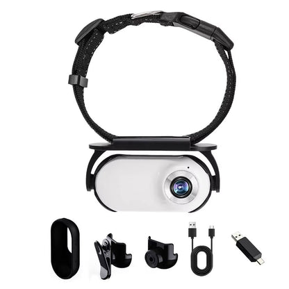 HD Pet Camera Collar for Cats – 1080P Video Recording with 4-Hour Battery & Wide-Angle Lens
