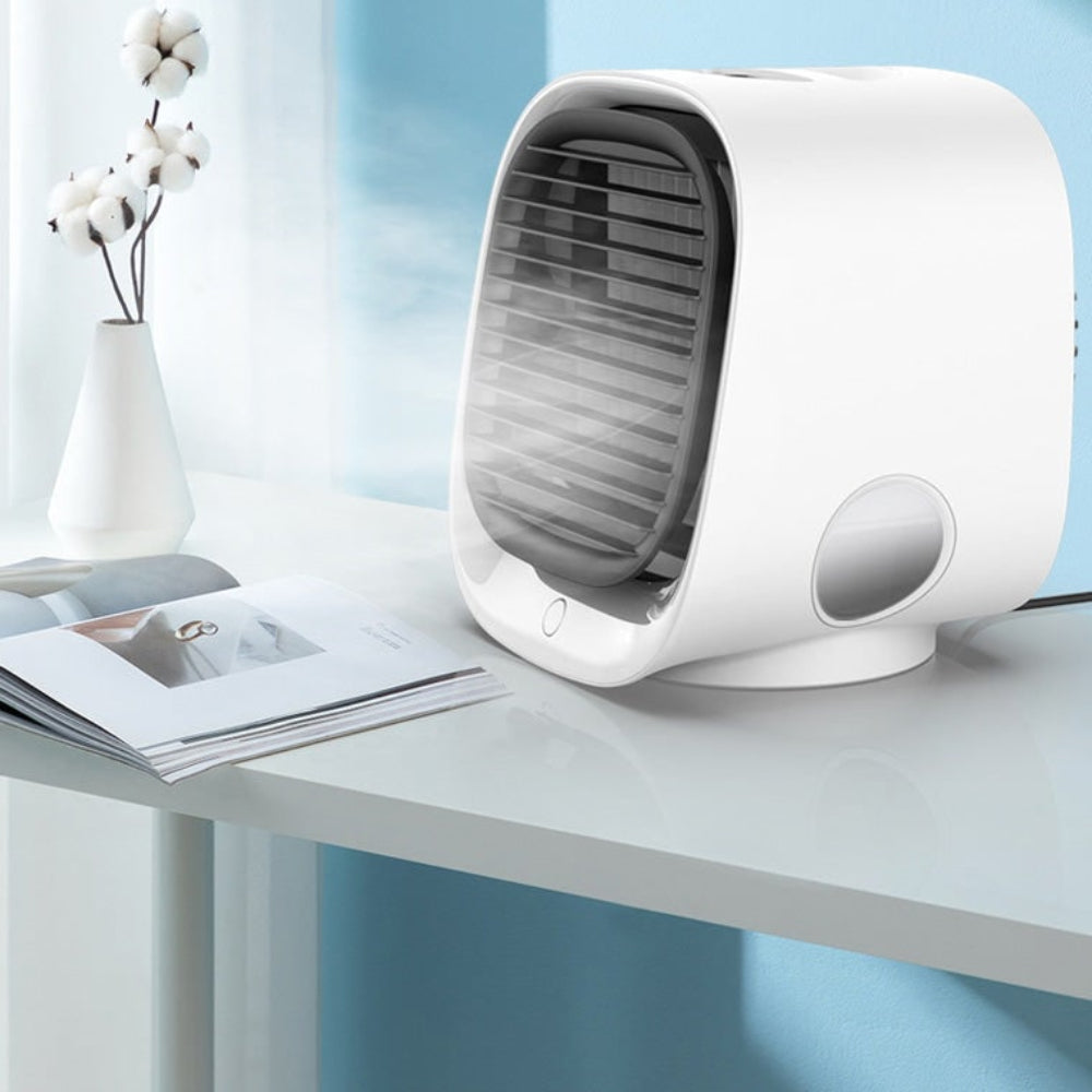 Compact Personal Air Conditioner | Portable Cooling Fan with Adjustable Mist for Refreshing Comfort