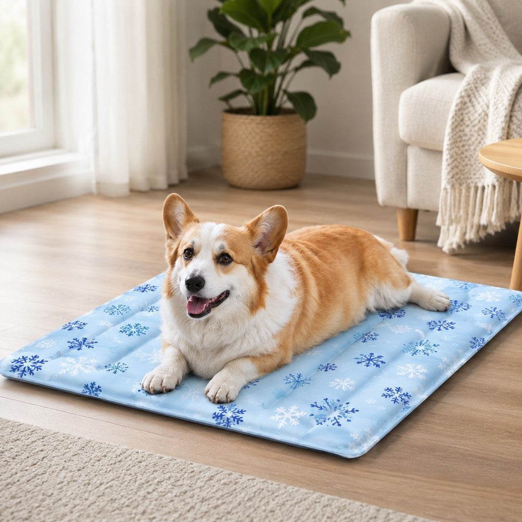 Ortekor Cooling Gel Pet Mat for Hot Days at Home, Crates & Travel - Waterproof Chill Pad for Dogs & Cats